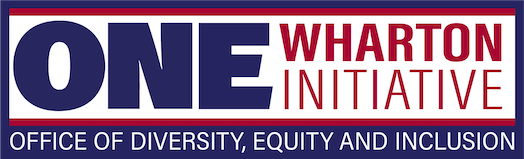 Logo of the "ONE Wharton Initiative," associated with the Office of Diversity, Equity, and Inclusion.